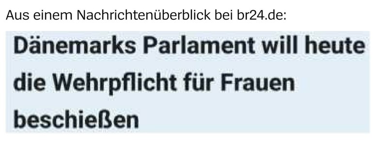 Zeitungsmeldung mit vertipper.